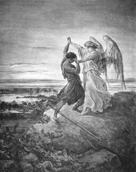 Jakub walczy z Aniołem