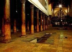 Wnętrze bazyliki zbudowanej przez cesarza Justyniana w 529 roku