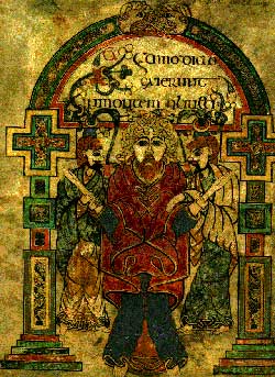Mojżesz, iluminacja w Book of Kells, Irlandia, ok. 760 r.